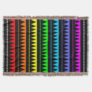 Couverture Montagnes Aztec - Arc en ciel 01