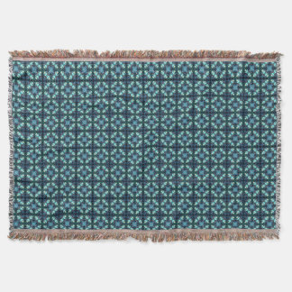 Couverture Mosaïque Lanterne Saphir
