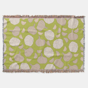 Couverture Motif à l'ail - Cloches et ampoules à l'ail