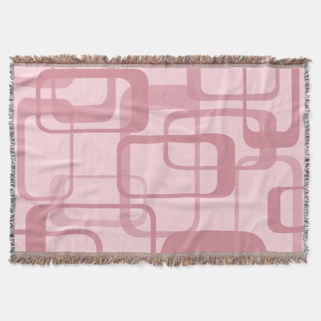 Couverture Motif Abstrait des années 70 de Pink Retro 60 (Devant)