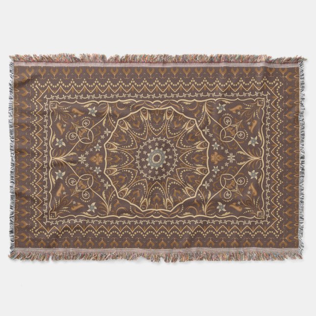 Couverture Motif arabe vintage (Devant)