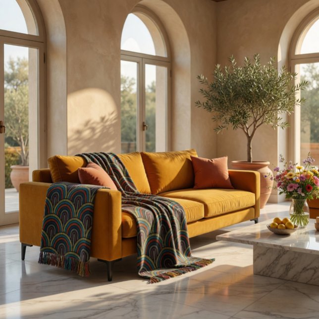 Couverture Motif Arch Boho Retro (Créateur téléchargé)