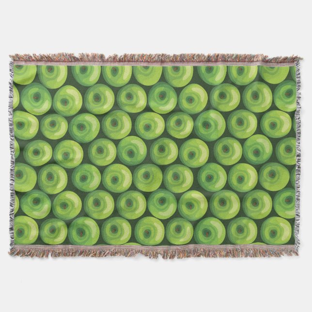 Couverture Motif aux pommes vertes (Devant)