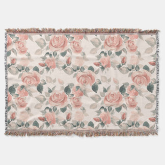 Couverture Motif avec de beaux roses /21
