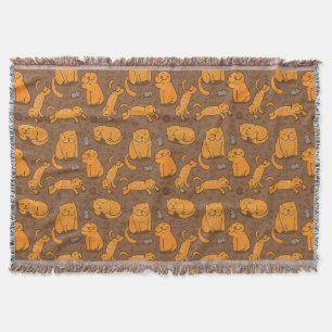 Couverture Motif avec des chats