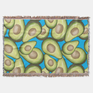 Couverture Motif Avocado de légumes frais et gourmet