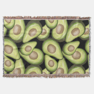 Couverture Motif Avocado de légumes frais et gourmet