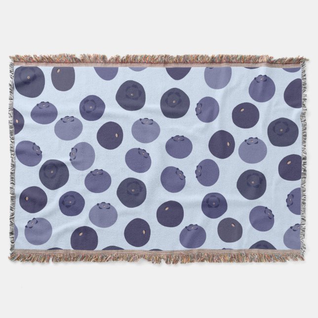 Couverture Motif Blueberry (Devant)