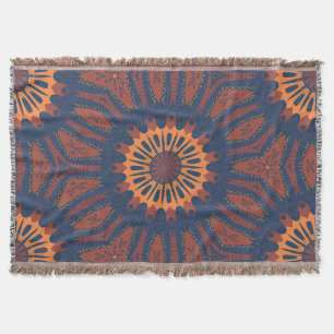 Couverture Motif Boho Bloom Mandala