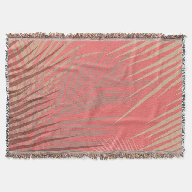 Couverture Motif Boho Palm (Devant)