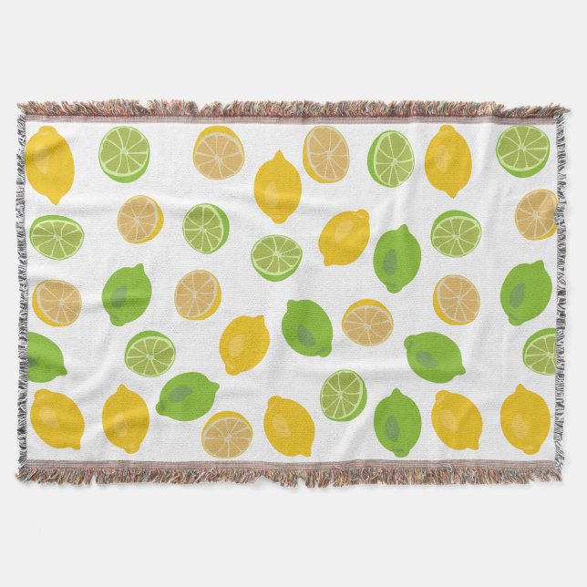 Couverture Motif citron et citron vert (Devant)