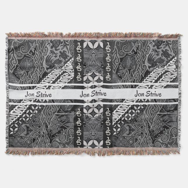 Couverture Motif de BATIK moderne (Devant)