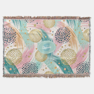 Couverture Motif de brosse et de point Abstrait - Accents Gol