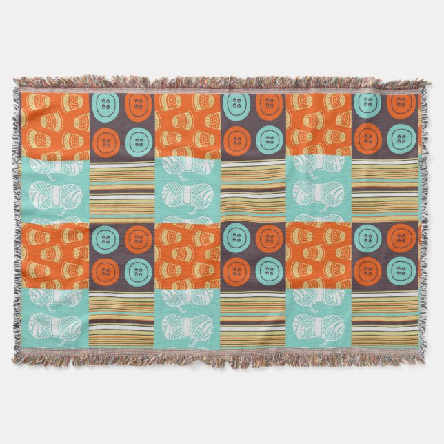 Couverture motif de Bruit-art - cousant (Devant)