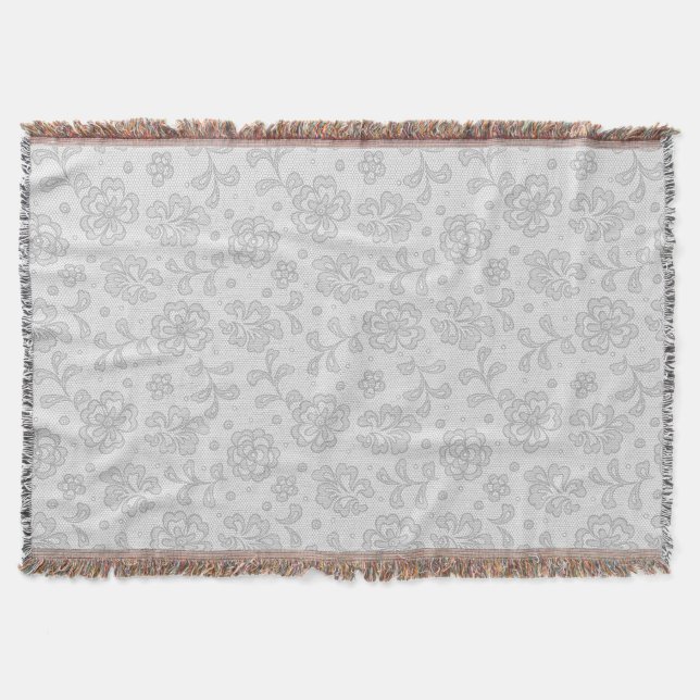 Couverture Motif de dentelle, cru 1 de fleur (Devant)