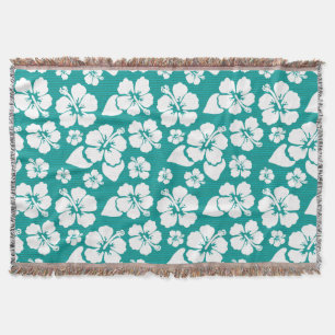 Couverture Motif de fleur hawaïen de ketmie