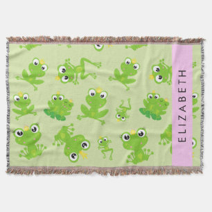 Couverture Motif de grenouille, Grenouille verte, Prince de g