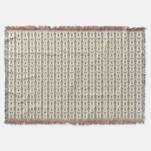 Couverture Motif de hiboux adorables sur fond jaune clair