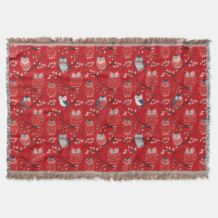 Couverture Motif de la Chouette rouge
