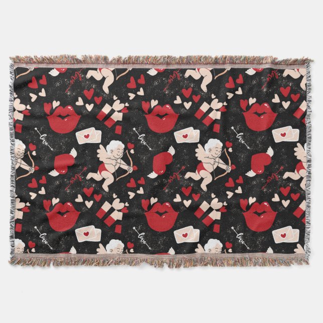 Couverture Motif de la Saint Valentin sur l'arrière - plan no (Devant)