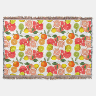 Couverture Motif de marguerite blanche florale au citron