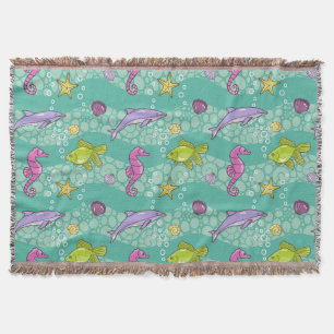 Couverture Motif de mer d'été