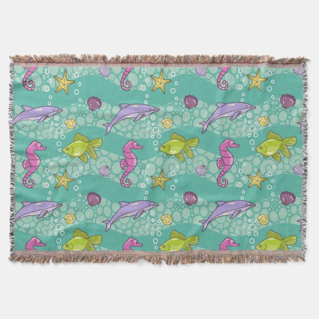 Couverture Motif de mer d'été (Devant)
