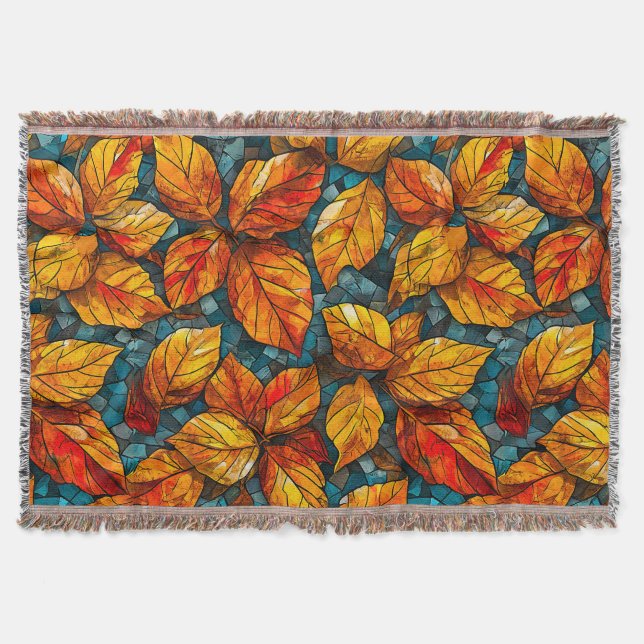 Couverture Motif de mosaïque d'automne (Devant)