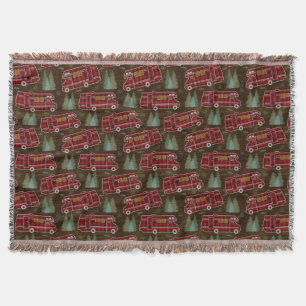 Couverture Motif de Motorhome rv Camper Travel Van Rustic