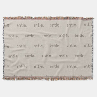 Couverture Motif de mots répétés doux Cozy, Calme & Doux