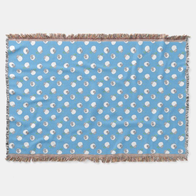 Couverture Motif de moutons de Gallois d'amusement sur (Devant)