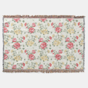 Couverture Motif de papier peint d'élégance des roses roses