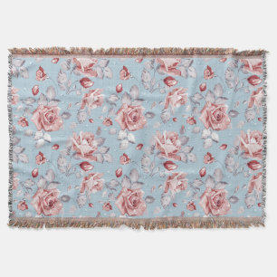 Couverture Motif de papier peint d'élégance des roses roses 2