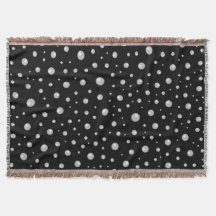 Motif de perle sur fond noir