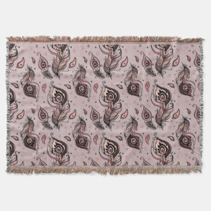 Couverture Motif de plume de paon
