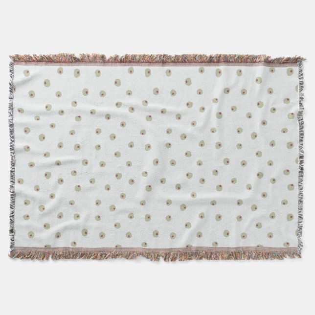 Couverture Motif de points de baies pastel (Devant)
