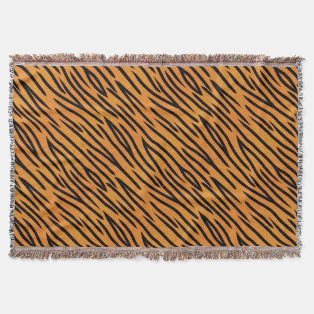 Couverture Motif de rayure de tigre (Devant)