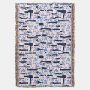 Couverture Motif de rose de bleu de soin de beauté