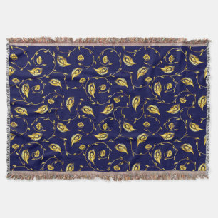 Couverture Motif de Sari de paon