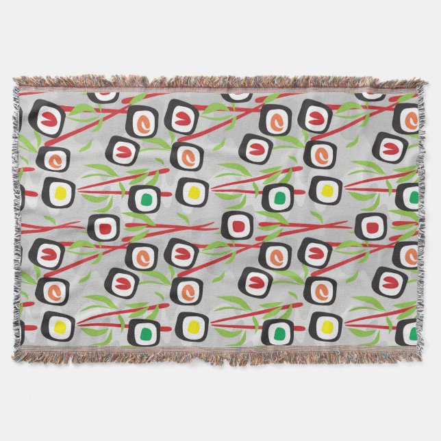 Couverture Motif de sushi (Devant)