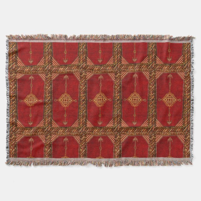 Couverture Motif de tapis persan (Devant)