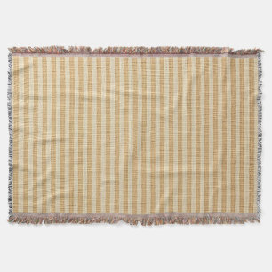 Couverture Motif de tissu à rayures jaunes pâles filées