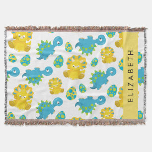 Couverture Motif Des Dinosaures, Dinosaures Mignons, Votre No