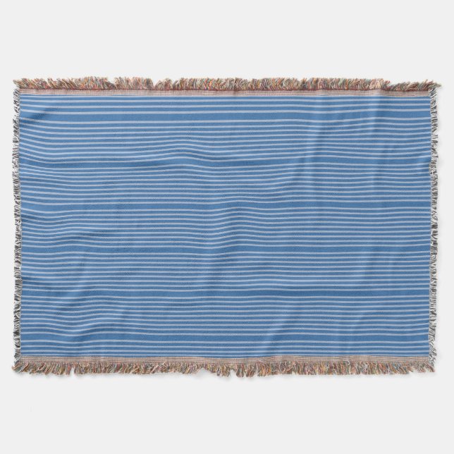 Couverture Motif deux tons bleu (Devant)