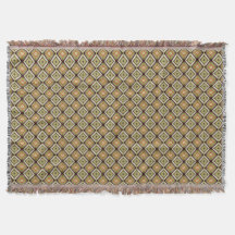 Motif diamant à tons chauds géométriques
