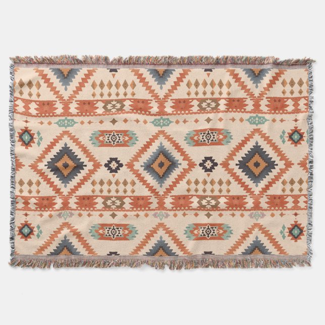 Couverture Motif Diamond de ton de la Terre du Sud-Ouest (Devant)