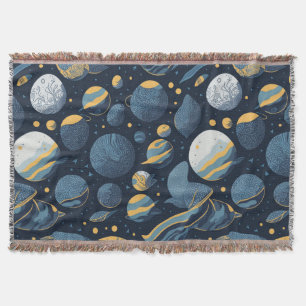 Couverture motif d'illustration Planètes réalistes