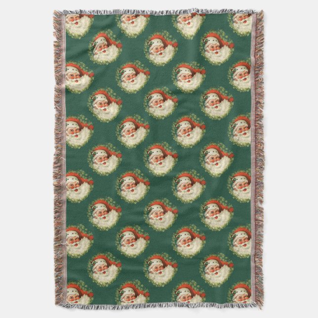 Couverture Motif du Père Noël rétro (devant Vertical)