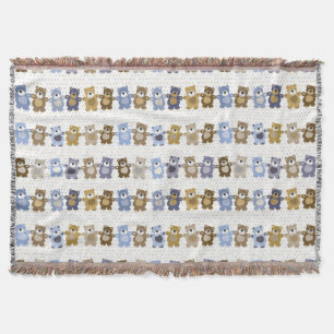 Couverture motif d'un ours de nounours de jouet