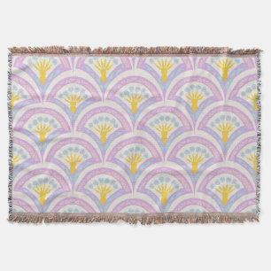 Couverture Motif en coquille de couleur pastel